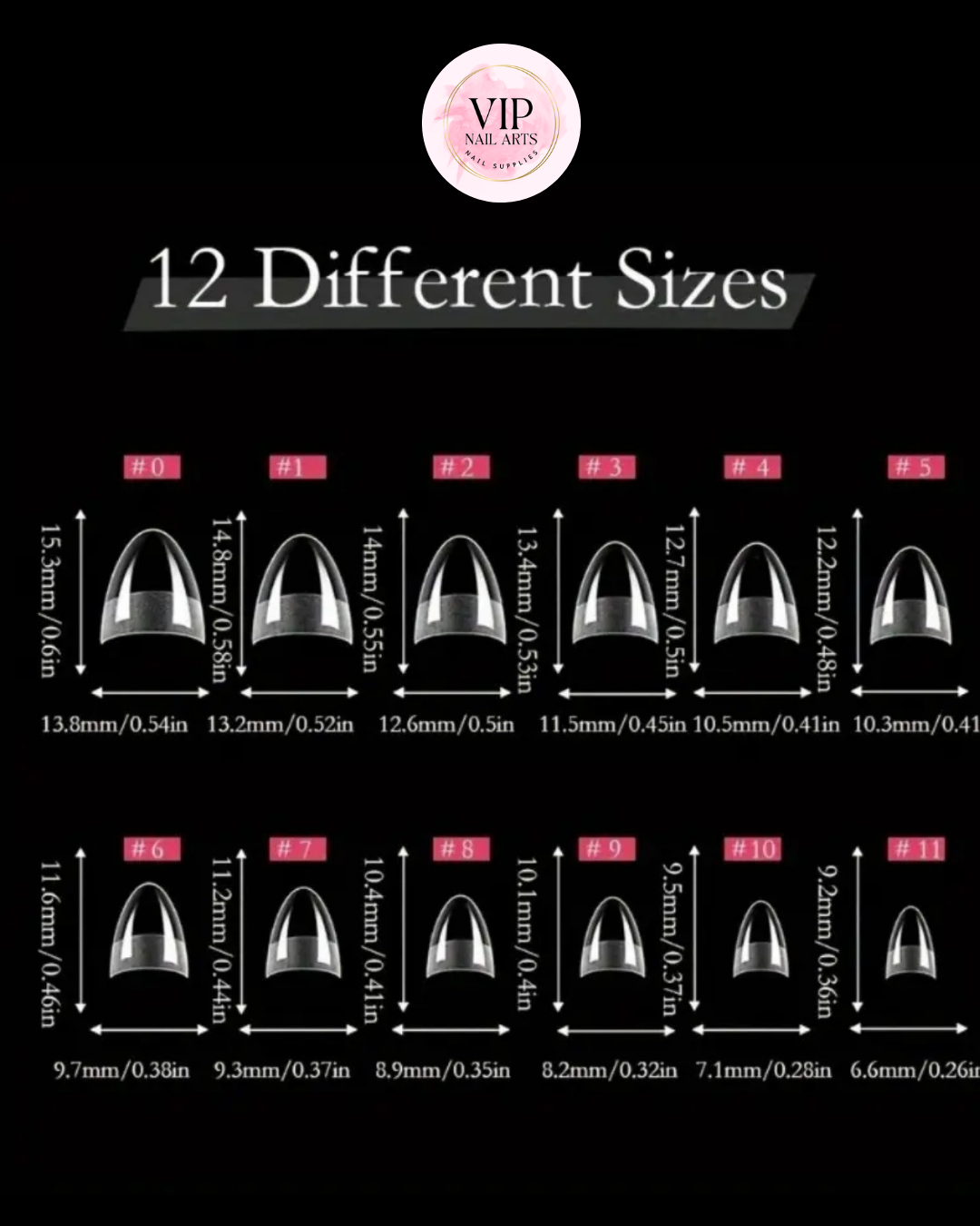 Professional Almond Nail Tips