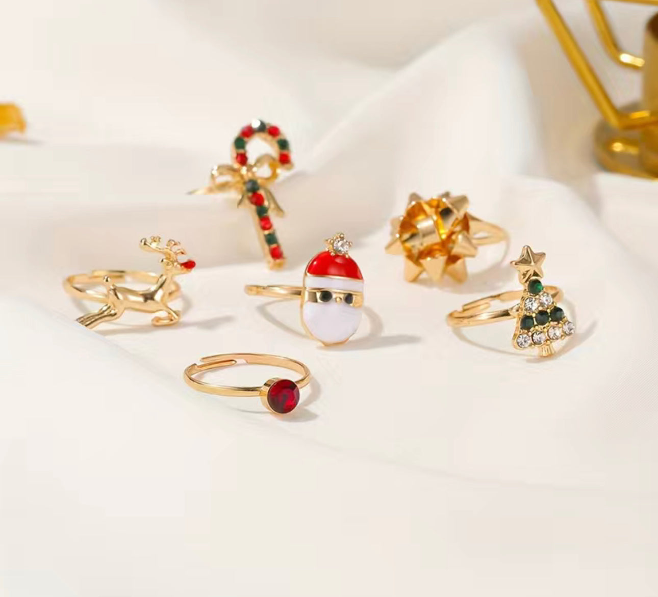 Cute Christmas Rings