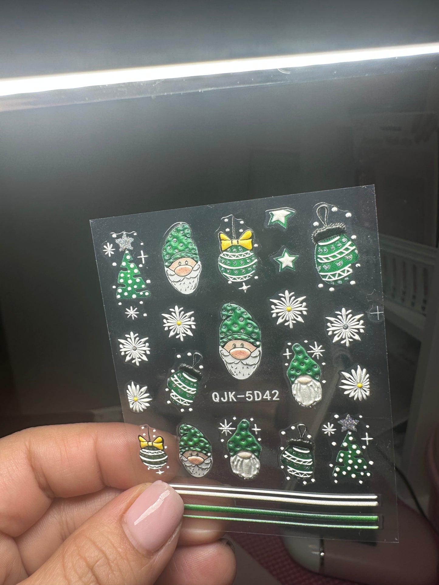 Christmas Nail Arts Stickers (4 sheets)