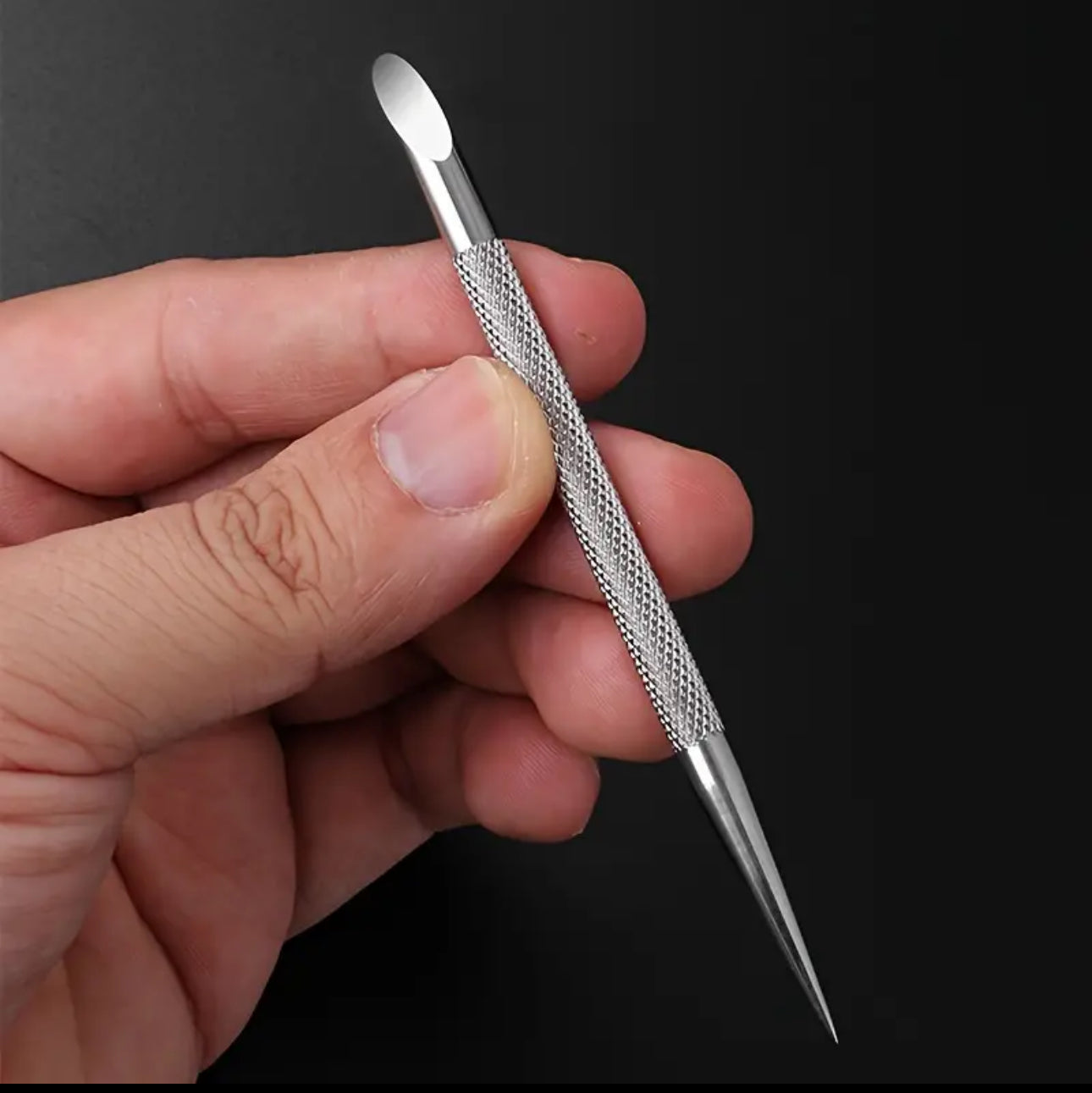 Metal Cuticle Pusher and Scraper