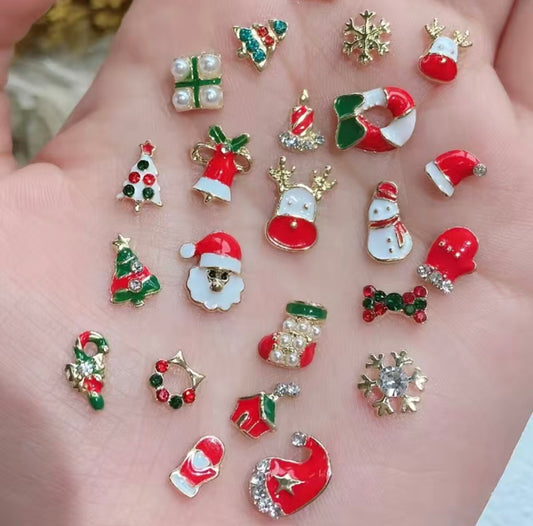 Christmas Nail Art Charms