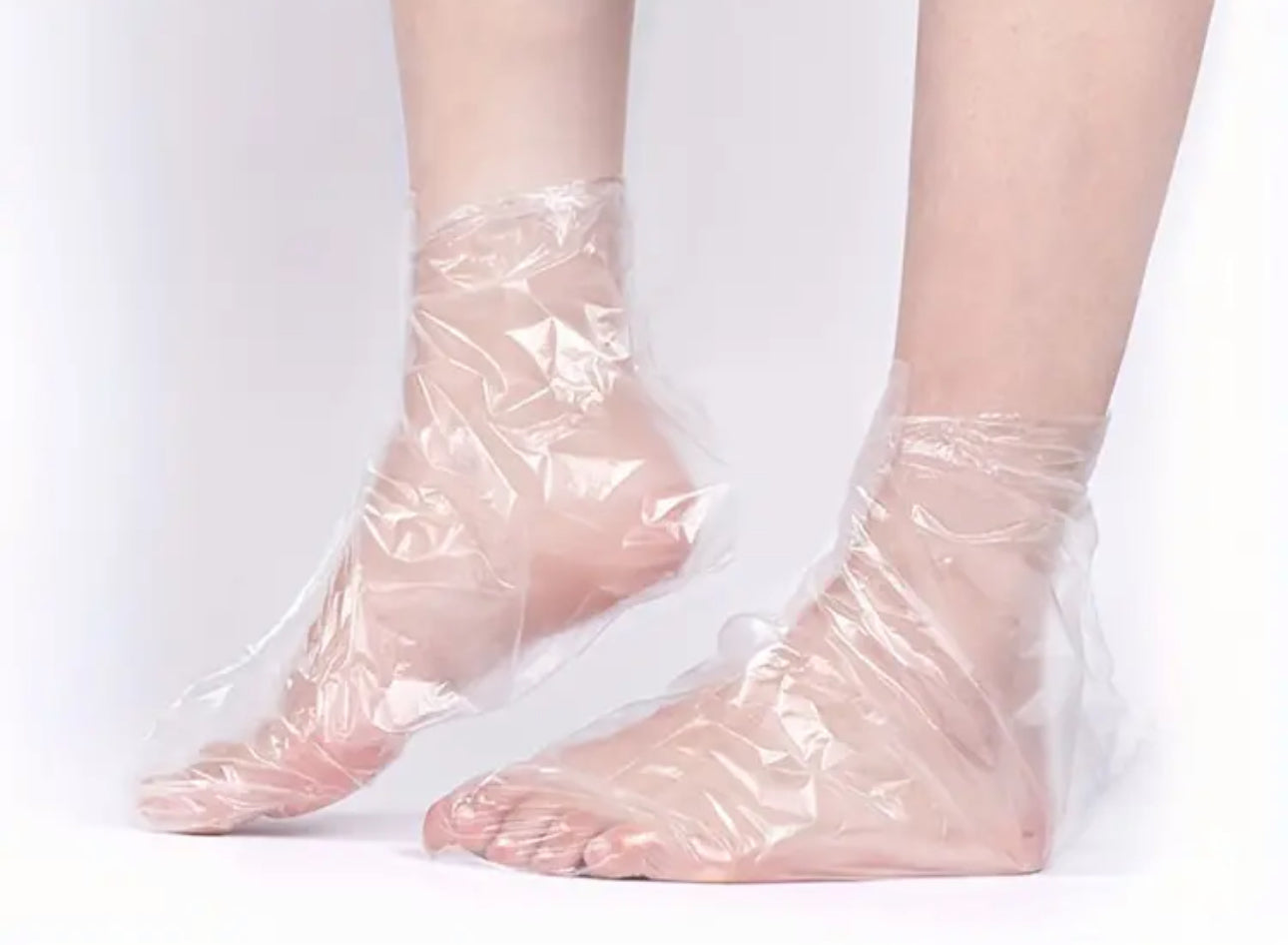 100Pc Moisturizing Foot Plastic Sock