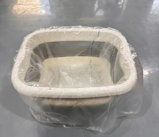 Disposable Foot Tub Liner Portable Bath Basin Bags Plastic Pedicure