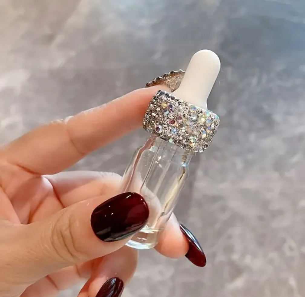 Mini Dropper Empty Sparkling Bottle (for cuticle oil)