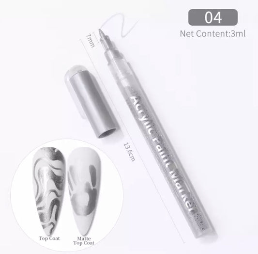 Nail Art Pen Silver