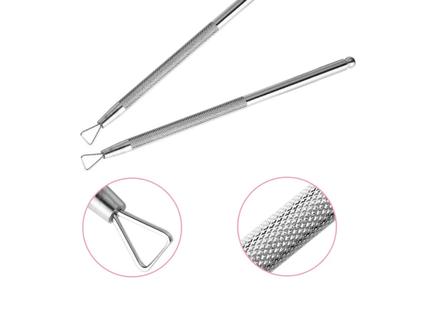 Gel Nail Polish Remover & Triangle Cuticle Pusher