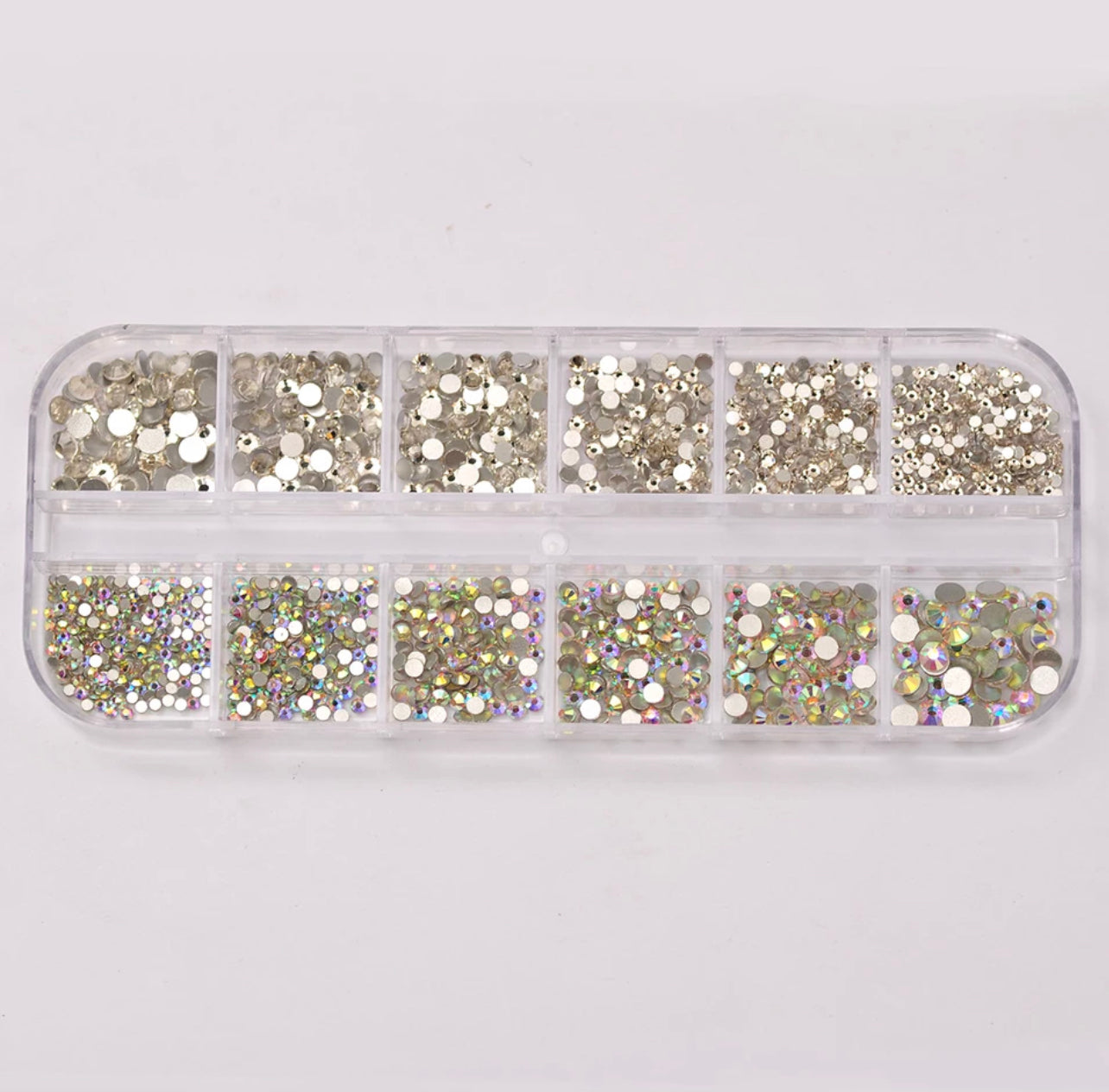 Multi-size 3D Crystals Nail Rhinestones